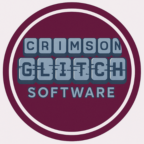 Crimson Glitch Logo